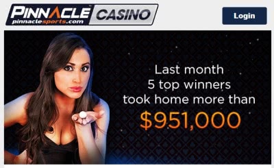 Pinnacle Casino - топ 5 играчите спечелиха $951,000